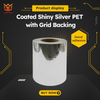 38μm Coated Gloss Silver PET 140g Glassine