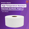 75μm High Temperature Resistance Thermal PP Synthetic Paper/60g Glassine