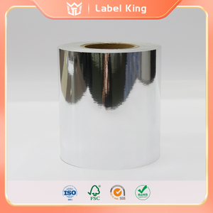 Shiny Silver Laminated Paper - Waterproof and Scratch-resistant Printing - Clear Food and Daily Care Packaging Labels