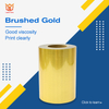 38μm Brushed Gold/60g Glassine