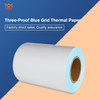 Three-proof Blue Grid Thermal Paper