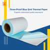 Three-proof Blue Grid Thermal Paper