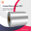 16μm gloss Silver PET 140g Yellow kraft paper