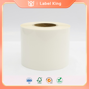 High-grade 255g Gloss White BOPP Label Sticker with 100g White Kraft Paper