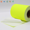 Factory direct supply of Fluorescent Yellow self-adhesive sheet materials. Can be cut and customized.