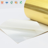 Premium Brushed Gold Raw Material Self-Adhesive Sticker for Package Printing Service