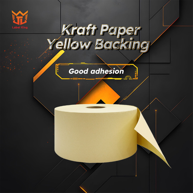 16μm Transparent PET 140g Yellow Kraft Paper