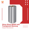 50μm Gloss Silver BOPP 30μm Transparent PET