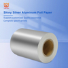 80g Gloss Silver Aluminum Foil Paper 60g Glassine