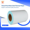 Three-proof Blue Grid Thermal Paper