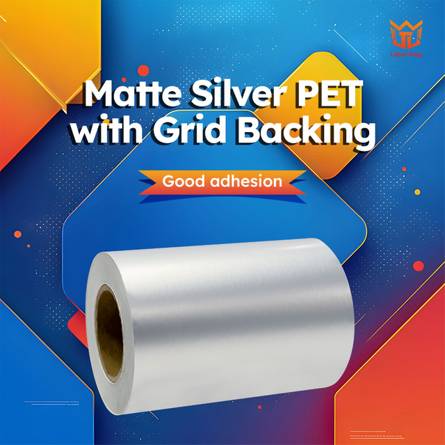 80g gloss silver composite paper 30μm transparent PET