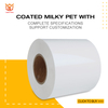 45μm Coatd Creamy White PET 30μm Transparent PET