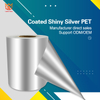 16μm gloss Silver PET 140g Yellow kraft paper