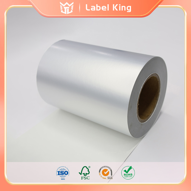 Customizable Durable 80g Matte Silver Paper Labels for Printing