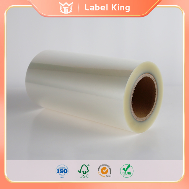 Premium Transparent BOPP Label Film 50um with Durable Pet Base