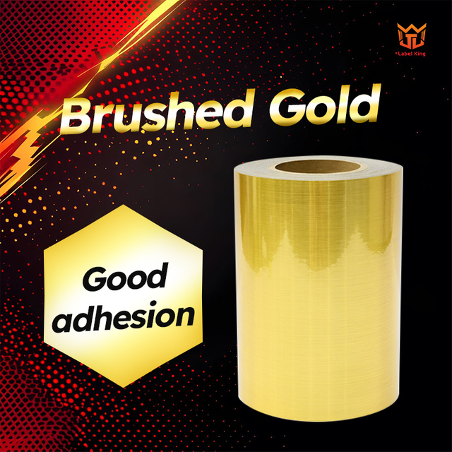 38μm Brushed Gold 60g Glassine