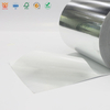 Coated silver PET self-adhesive label material with strong adhesion and scratch resistance