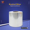 50μm brushed silver/60g glassine