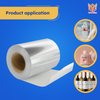 80g gloss silver composite paper/30μm transparent PET