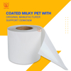 45μm Coatd Creamy White PET 30μm Transparent PET