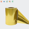 Luxurious 38μm Brushed Gold Label Stickers with 60g Glassine