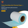 Three-proof Blue Grid Thermal Paper
