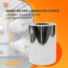 100g Gloss Silver Composite Paper 30μm Transparent PET