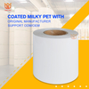 45μm Coatd Creamy White PET 30μm Transparent PET