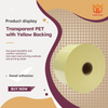 16μm Transparent PET/ 140g Yellow Kraft Paper