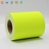 Factory direct supply of Fluorescent Yellow self-adhesive sheet materials. Can be cut and customized.