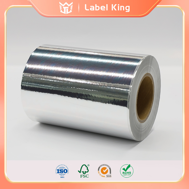 Premium Shiny BOPP Silver Transparent Label Stickers for Versatile Use