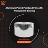 60μm Aluminizing Pearlized Film/30μm Transparent PET
