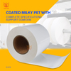 45μm Coatd Creamy White PET 30μm Transparent PET