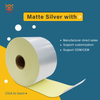 38μm MattersilverPET 140g Yellow Kraft Paper