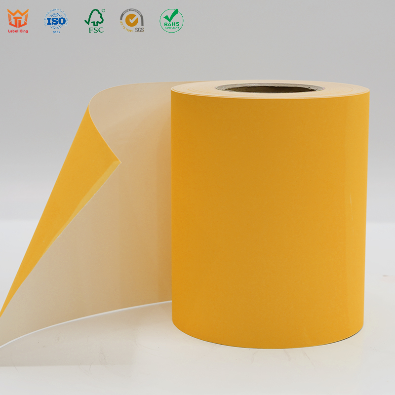 Fluorescent Self-Adhesive Sheet Material for printing and labeling