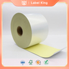 Silky Silver Yellow Base Self-Adhesive Material, Scratch-Resistant and Wear-Resistant, with Clear Printing
