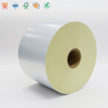 Silky Silver Yellow Base Self-Adhesive Material, Scratch-Resistant and Wear-Resistant, with Clear Printing
