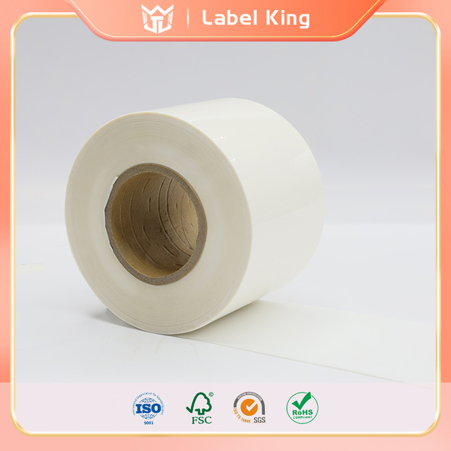 Waterproof 80um Transparent PE Label Sticker Jumbo Roll