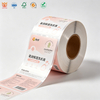 Daily Chemical Soft Tube Label Transparent PE Sticker Jumbo Roll
