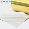 Brushed Gold 38μm Film Label Sticker Jumbo Roll for Hardware Sanitary Ware Labela