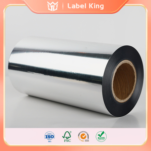 Shiny Silver BOPP with Transparent Backing Is Mirror-Like Metallic Luster