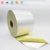 Silky Silver Yellow Base Self-Adhesive Material, Scratch-Resistant and Wear-Resistant, with Clear Printing