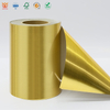 Brushed Gold 38μm Film Label Sticker Jumbo Roll for Hardware Sanitary Ware Labela